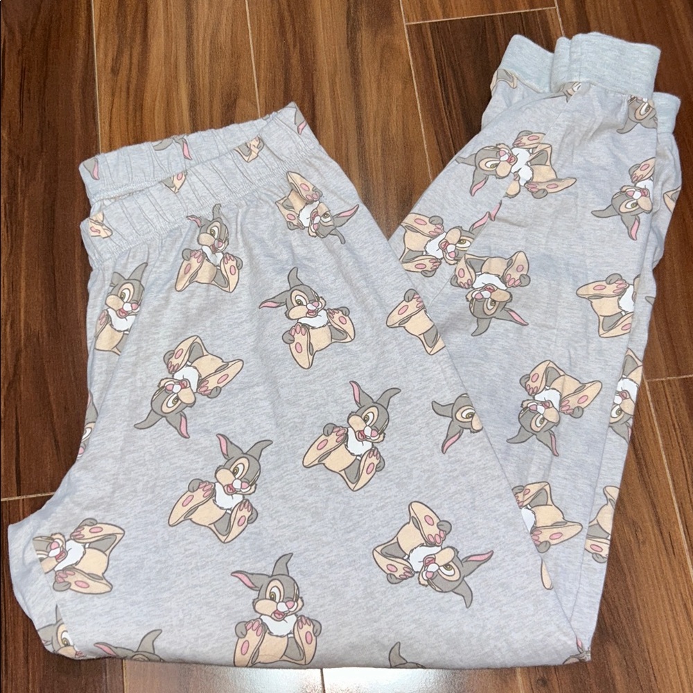 Medium Disney Thumper 100% cotton pajama jogger pants